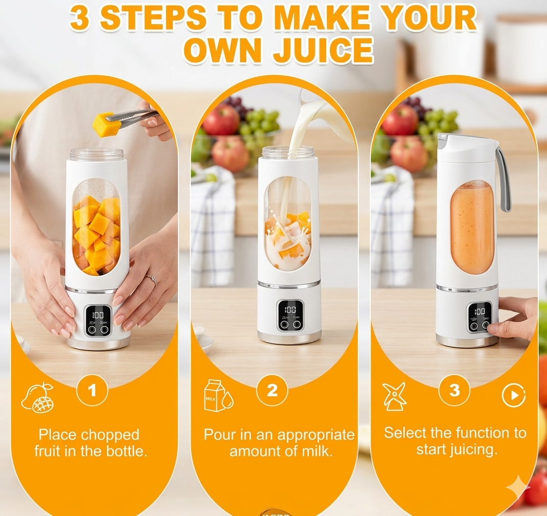 Portable Blender Electric usb juicer