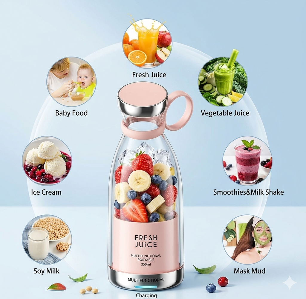 Mini Bottle Shape Portable Juicer