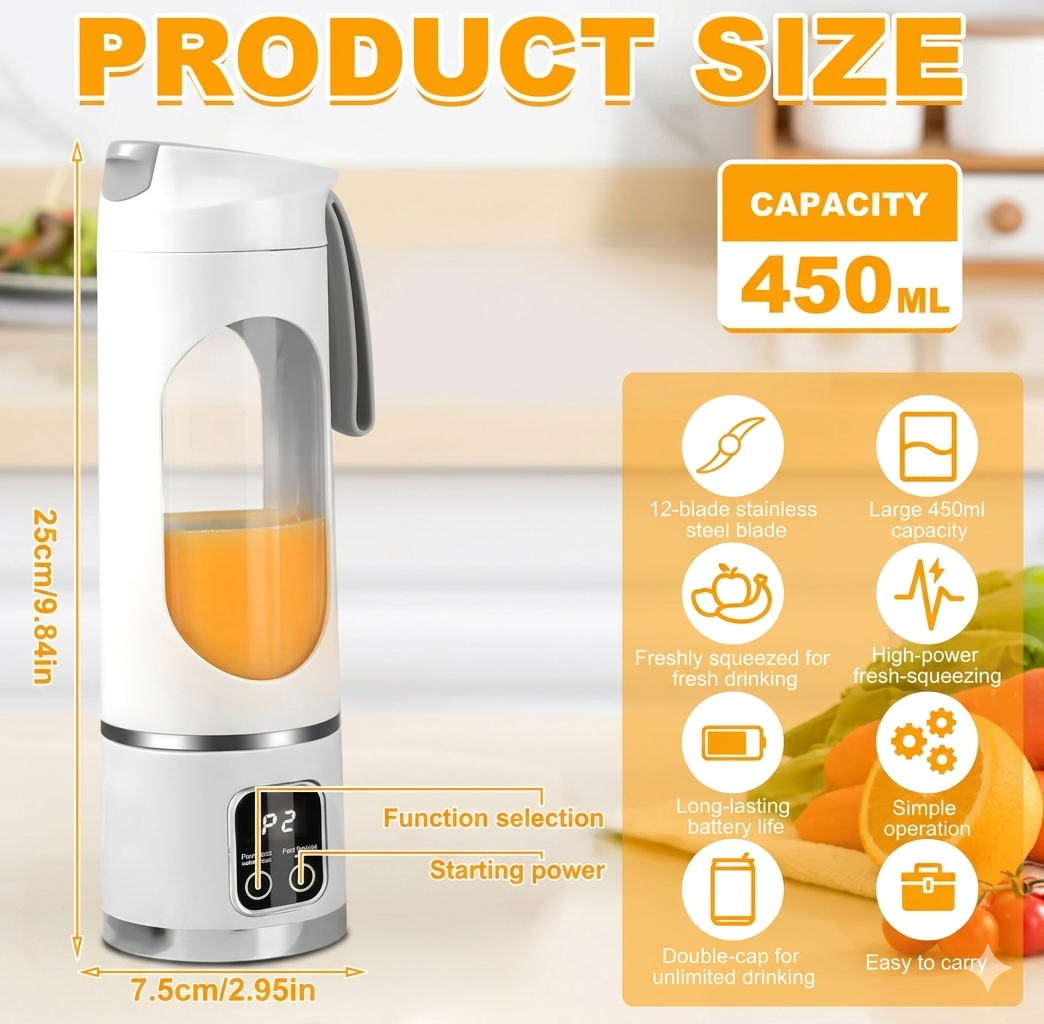 Portable Blender Electric usb juicer